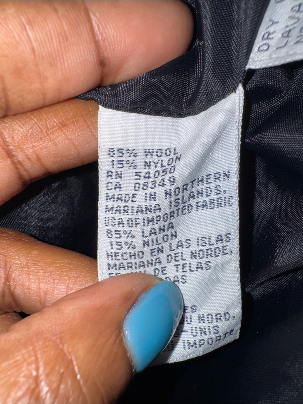 Rena Rowan Black & White Checked Wool-Blend Jacket Size 20w - Picture 4 of 4